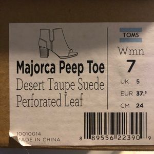 Toms Majorca Peep Toe